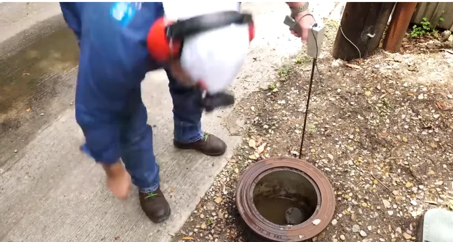 Acoustic listening on a buried water line in a large yard